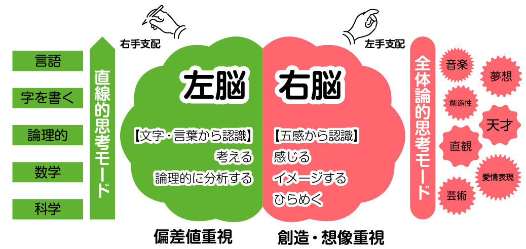 右脳を使う人になる!